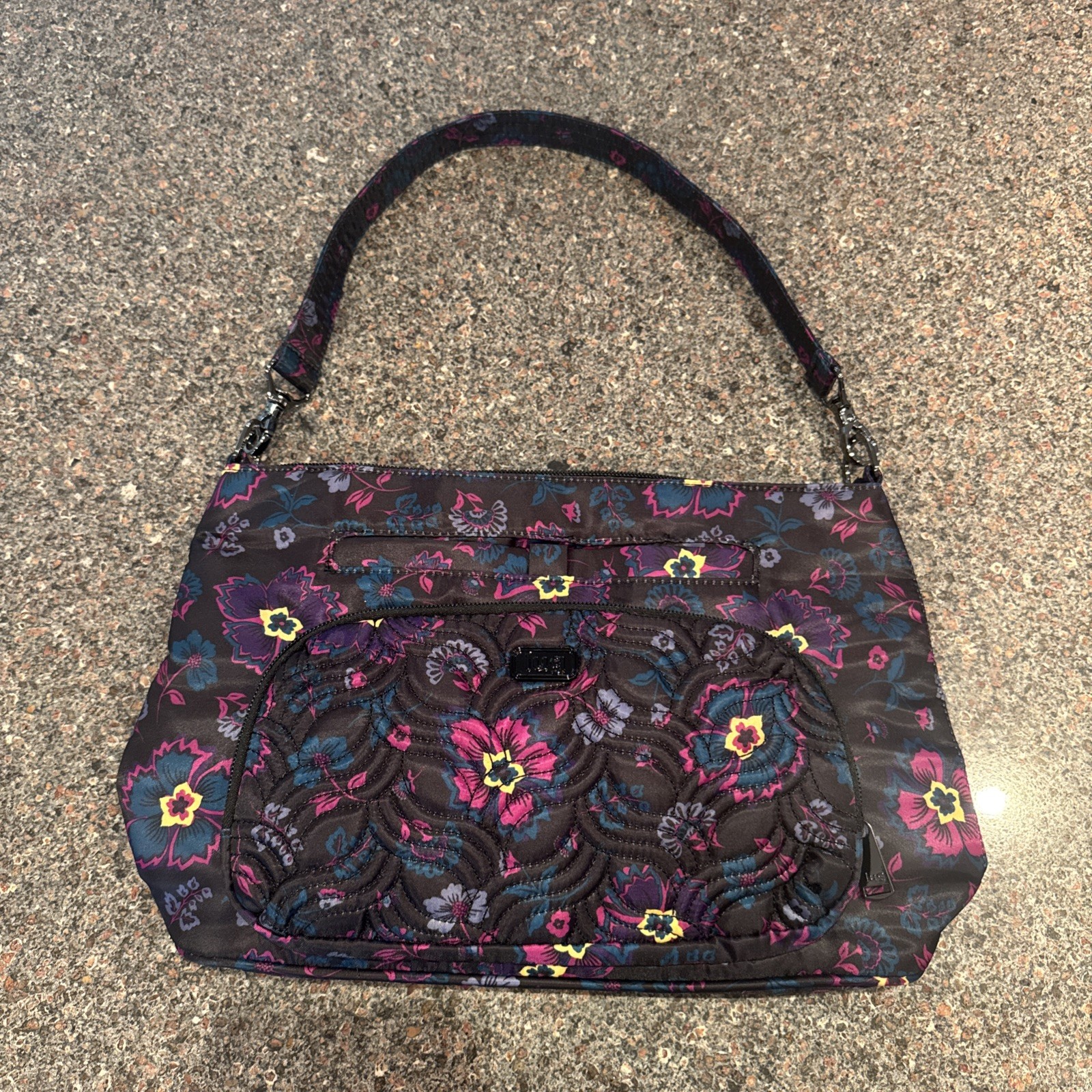 LUG Samba XL BOHO FLORAL BLACK With 2 Straps
