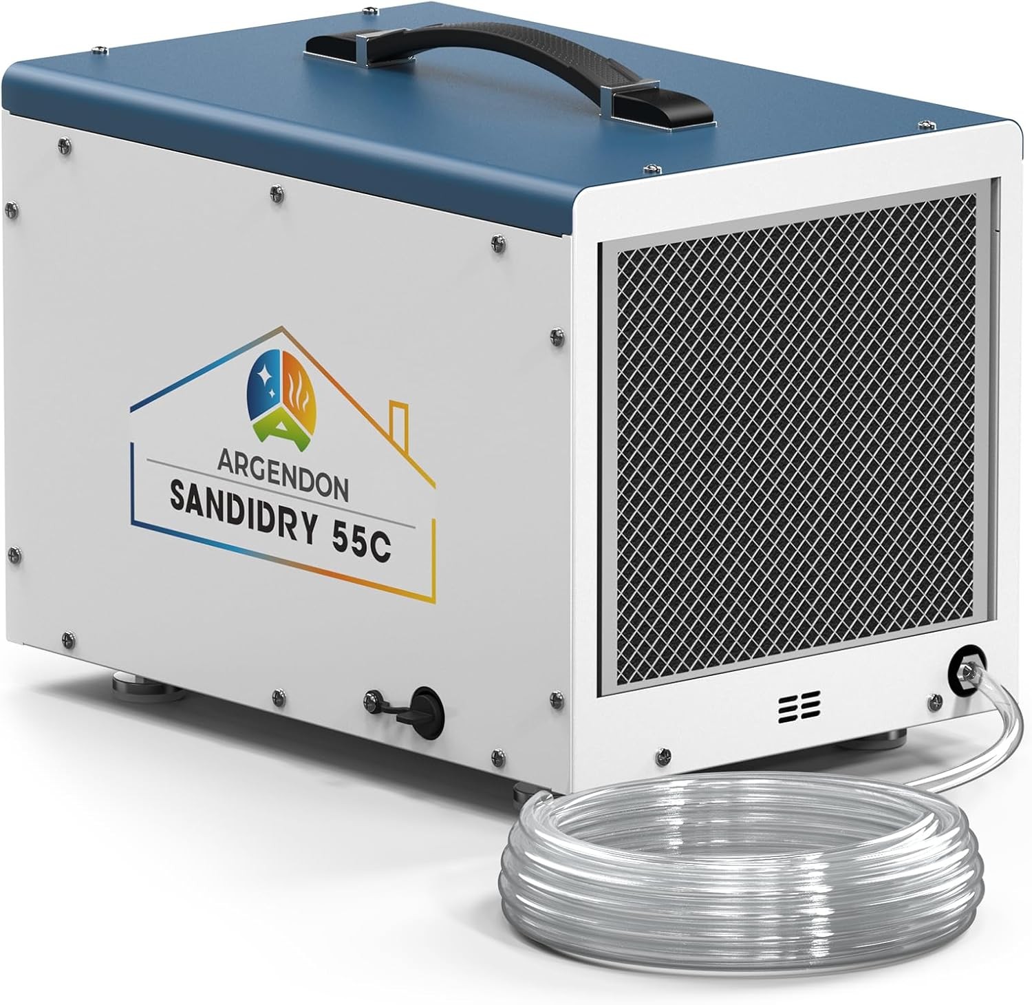 Argendon Sandidry 55C 120 Pint Dehumidifier for Basement w/Pump & 5Y Warranty