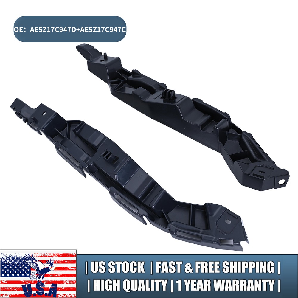 For 2010-2012 Ford Fusion LH & RH Front Bumper Retainer Impact Pad Bracket Clip
