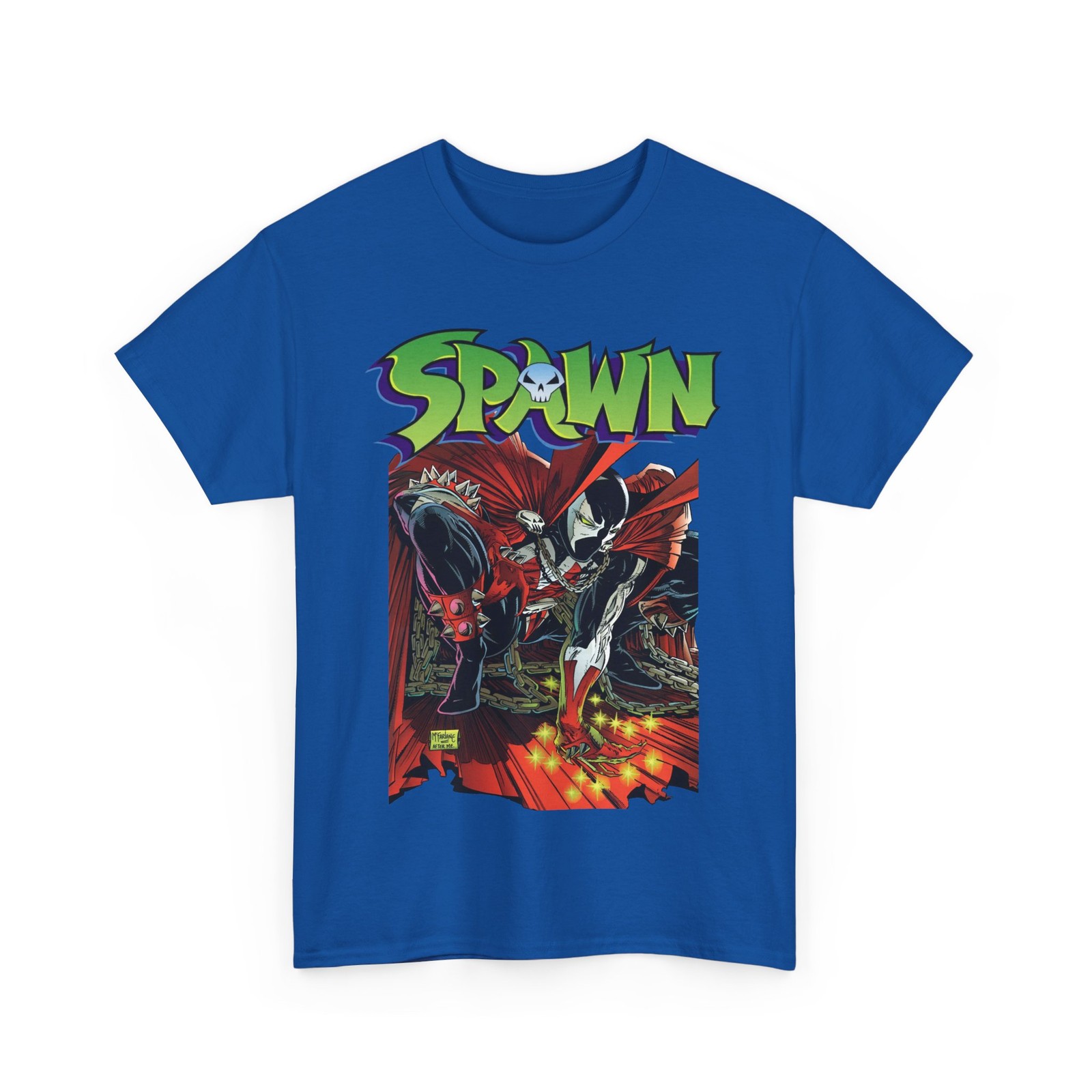 Spawn T-Shirt Todd McFarlane Art Image Comics Retro Vintage-Style Tee