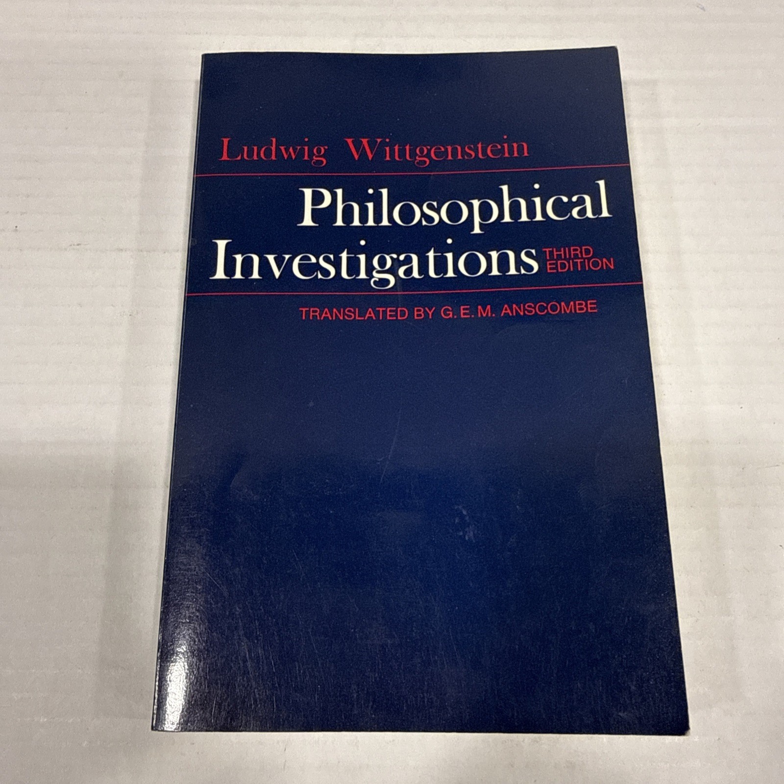 Philosophical Investigations, Ludwig Wittgenstein 3rd Edition