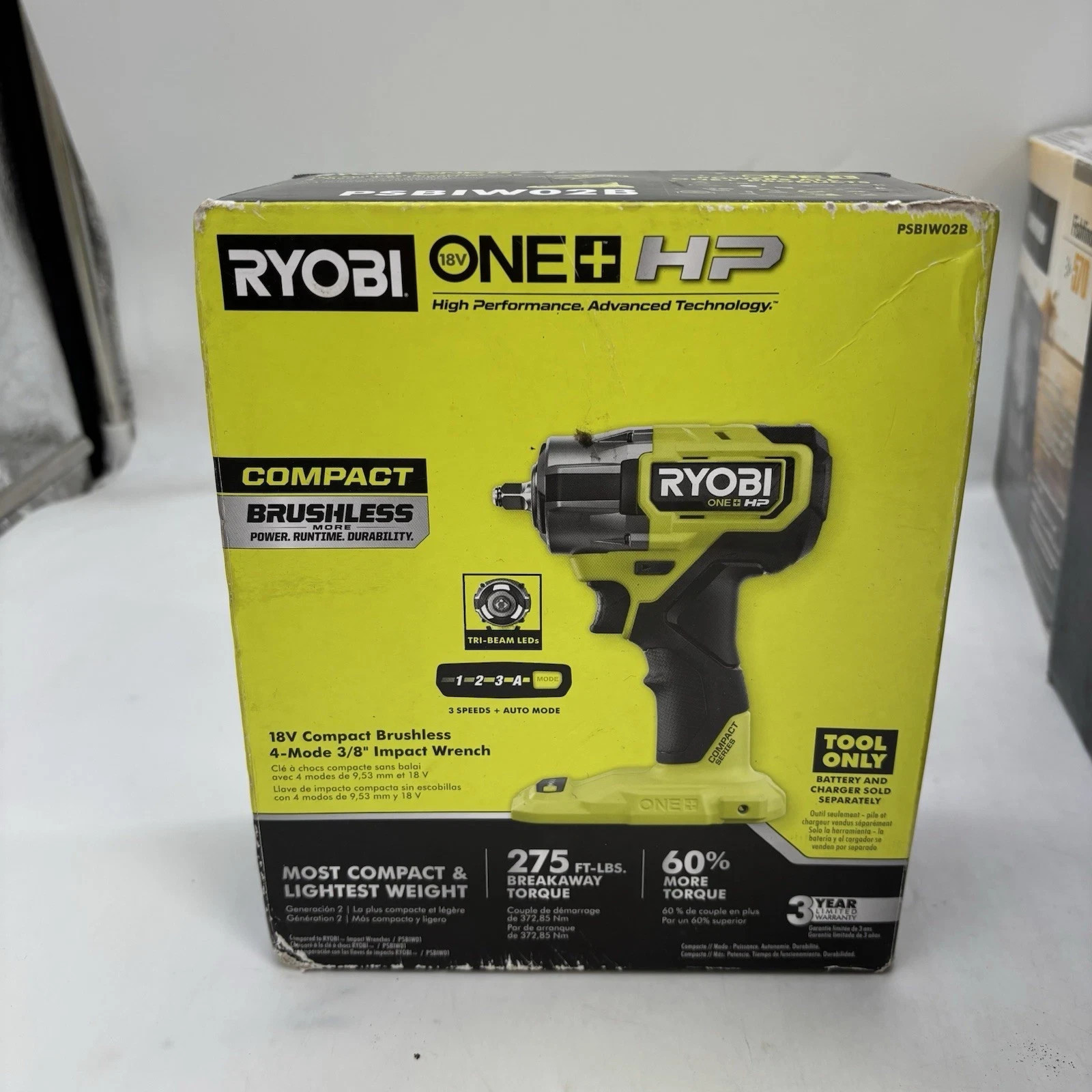 Ryobi 18V ONE+ HP Brushless Compact 3/8\ Ryobi 18V ONE+ HP Brushless Compact 3/8\