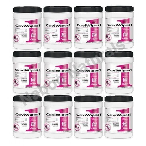 Metrex CaviWipes1 Disinfectant Towelettes Large 160 Count Canister Case 12