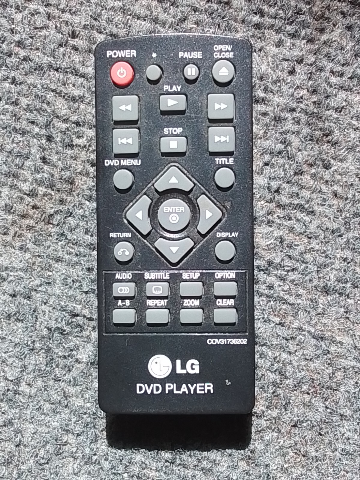 COV31736202 Replace Remote Control  for LG DVD Player 