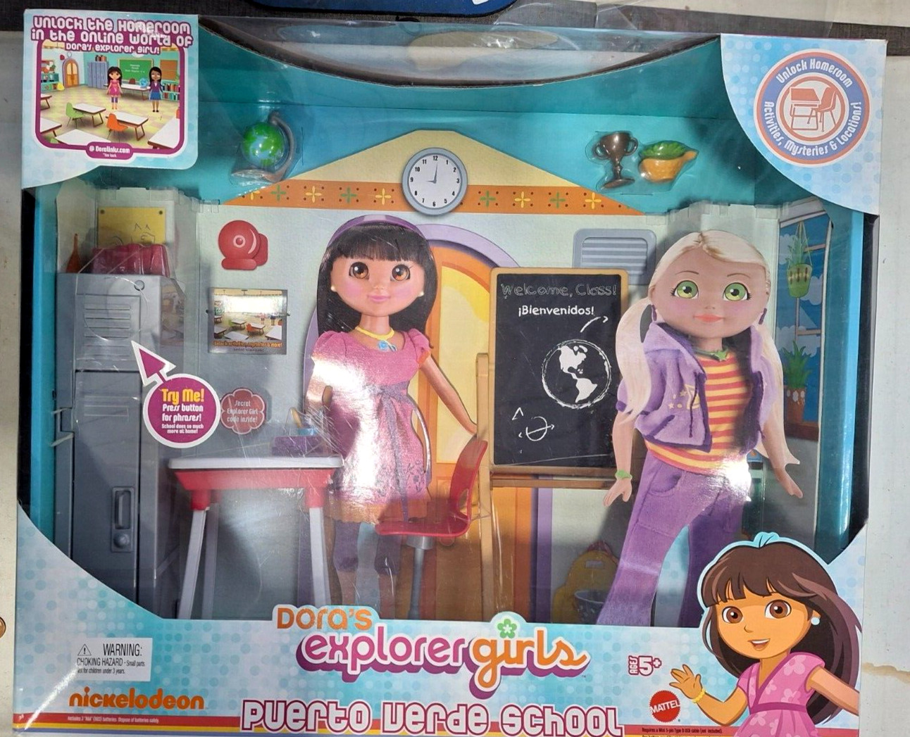 2009 Mattel Nickelodeon Dora's Explorer Girls Puerto Verde School Playset