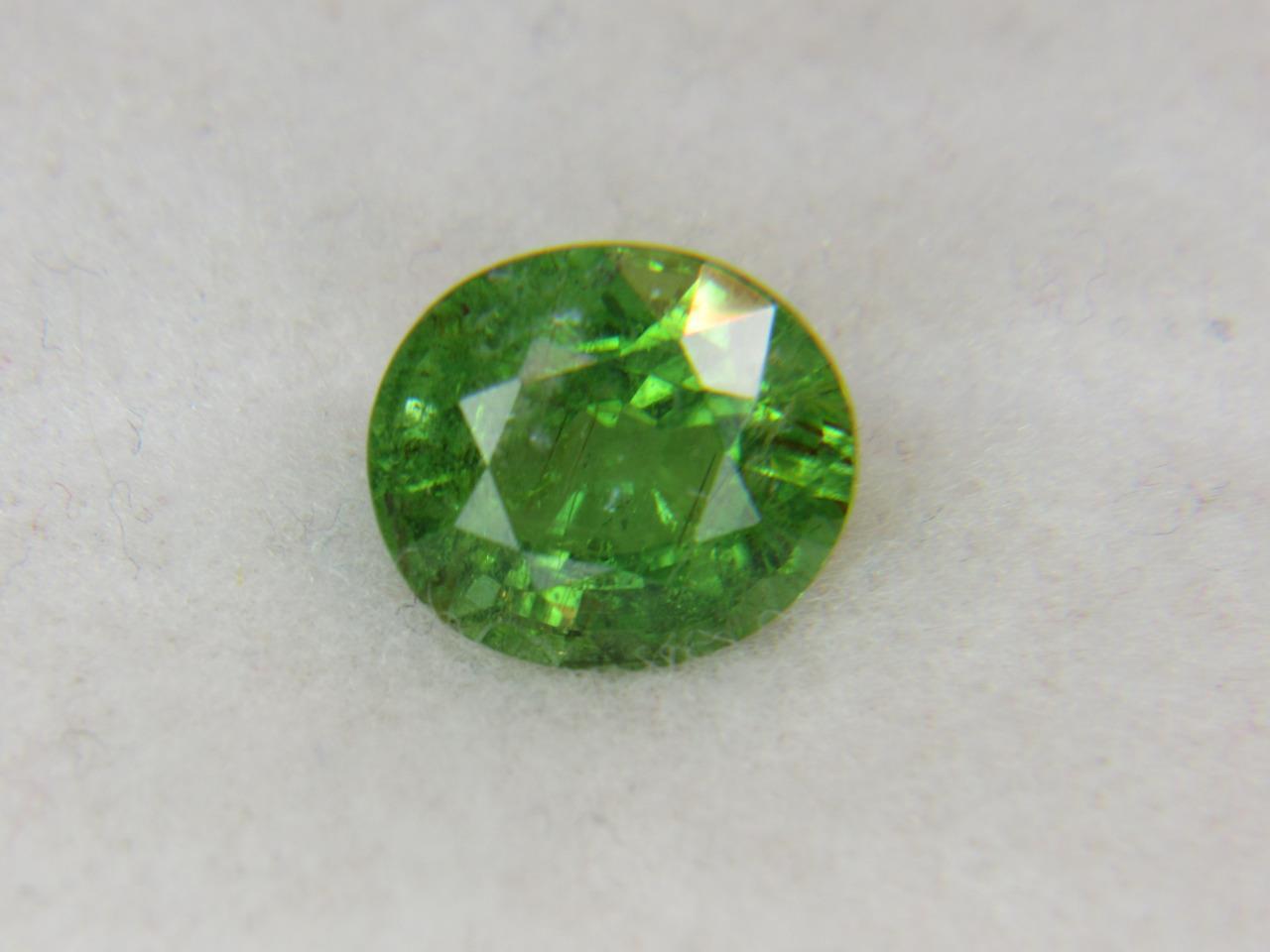 4.18CT US GIA CERTD YELLOWISH GREEN MOZAMBIQUE COPPER BEARING PARAIBA TOURMALINE