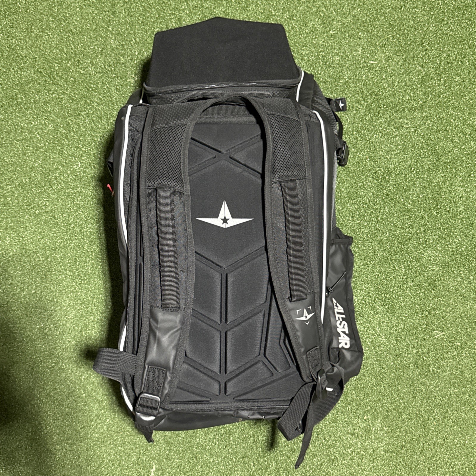 All-Star MVP Pro Series Dual Hybrid Catcher\'s Bat Pack backpack black All-Star MVP Pro Series Dual Hybrid Catcher\'s Bat Pack backpack black