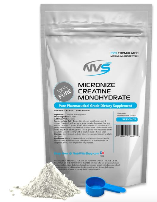 2X 500g (2.2 lb 1000g) Ultra Micronized Creatine Monohydrate Powder USP 