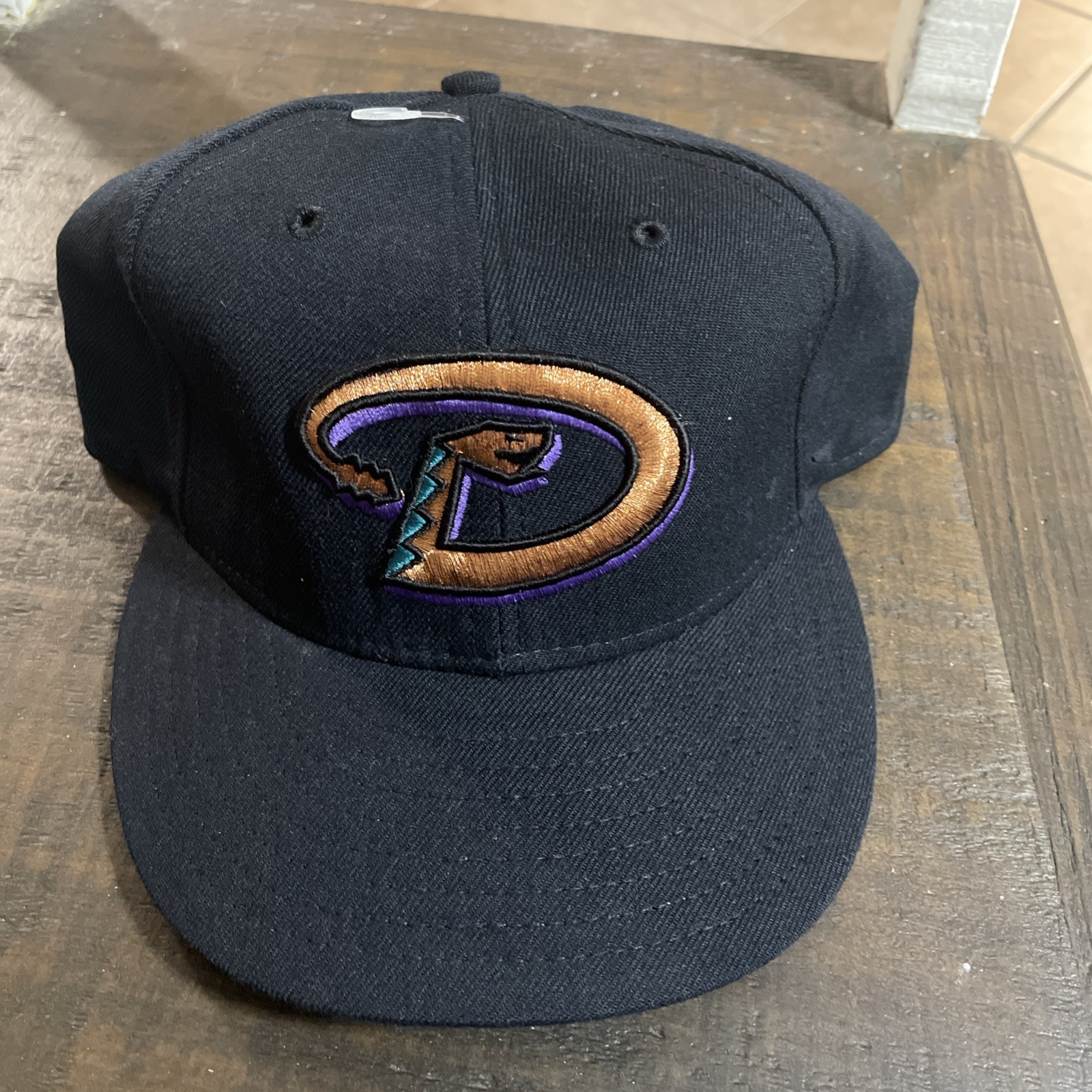 Vintage Arizona Diamondbacks Hat Sz 7 5/8 Fitted 59Fifty Wool NWOT