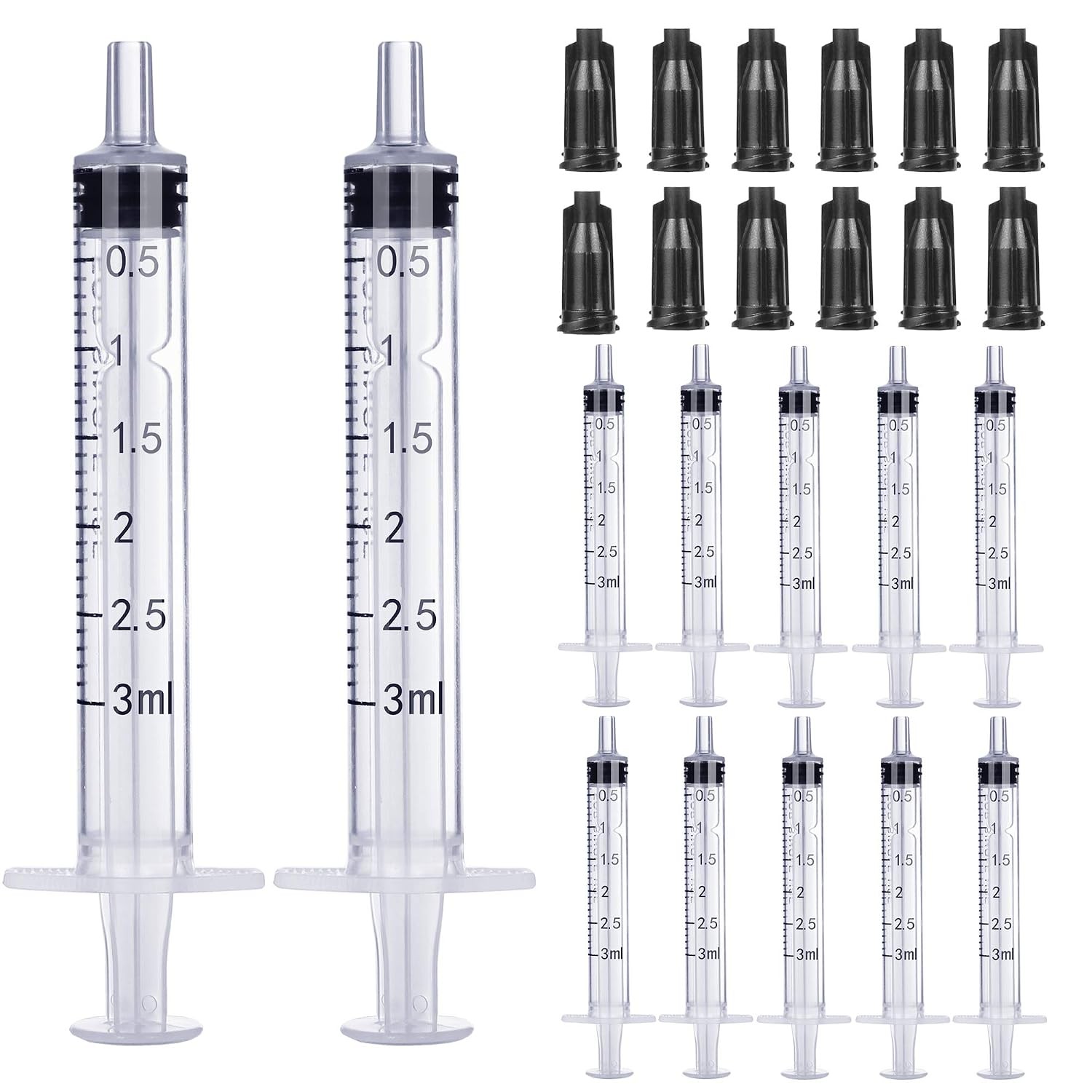 Jeringa de 3ml sin aguja - 3 ml jeringas pequeñas de plástico estériles envasada