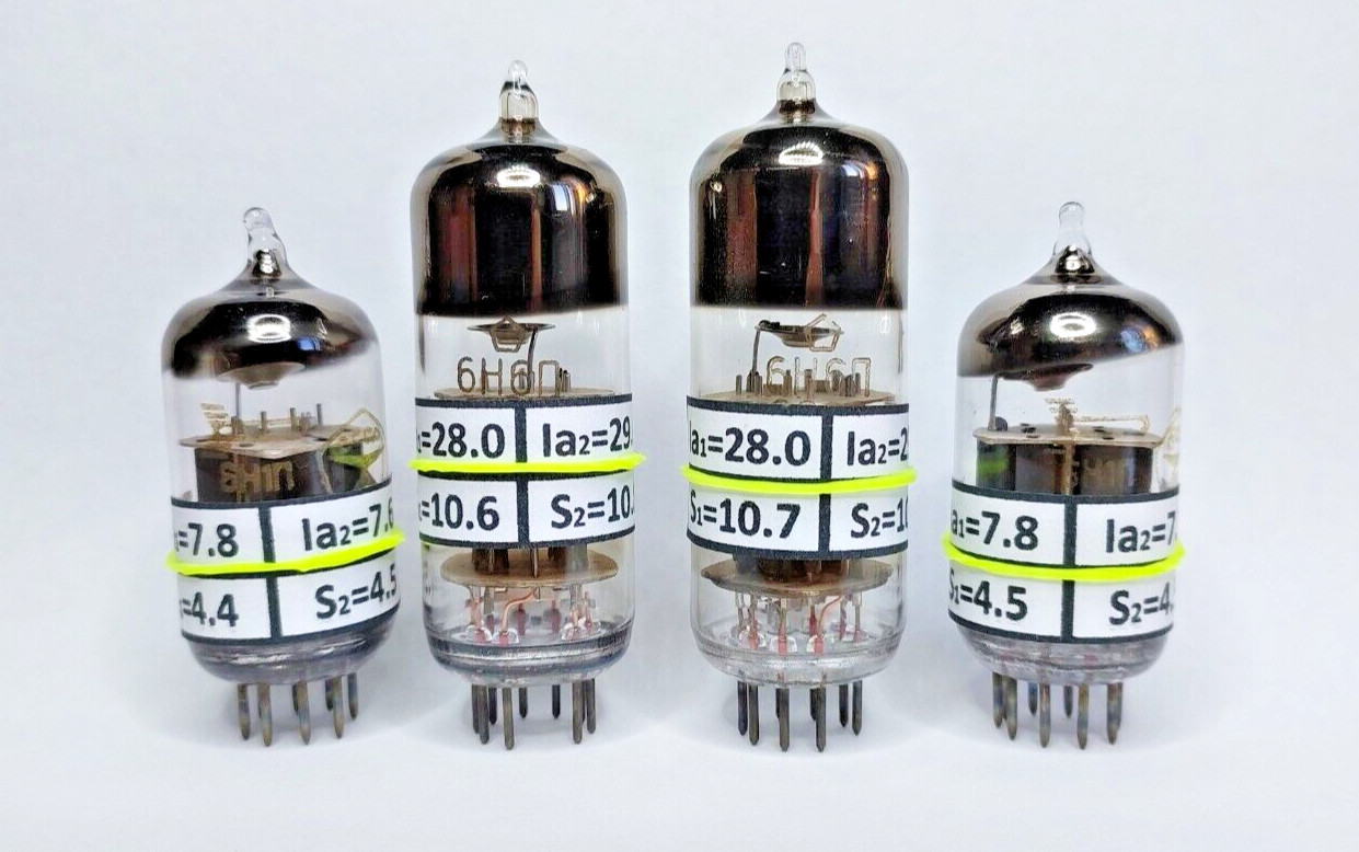 US Stock SCHIIT VALHALLA / VALHALLA 2 UPGRADE TUBE SET 6N6 + 6N1 2x PAIRS (4pcs)