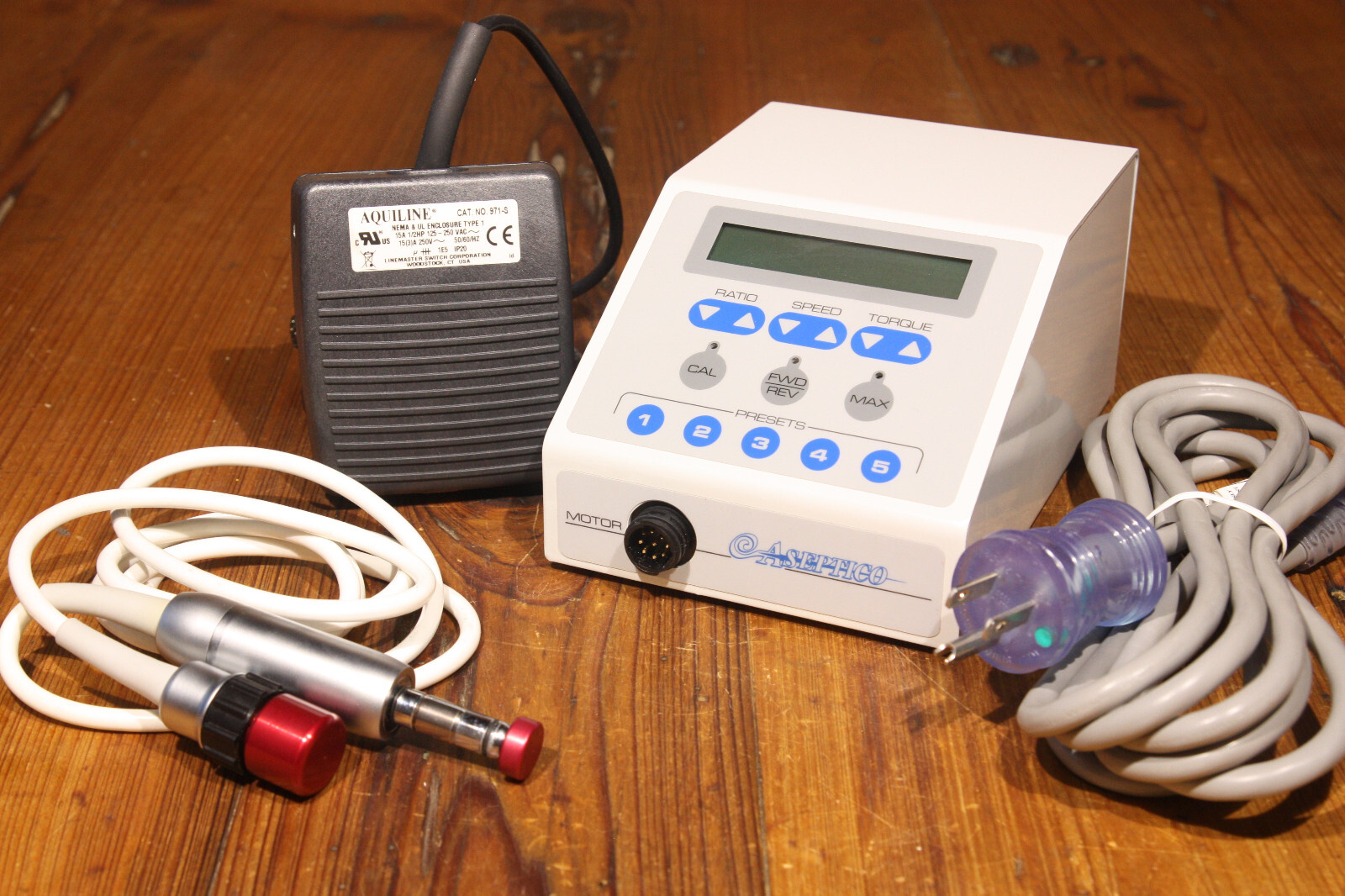 *NEW* Aseptico AEU-25 Electronic Endodontic System w/ Foot Pedal & Handpiece