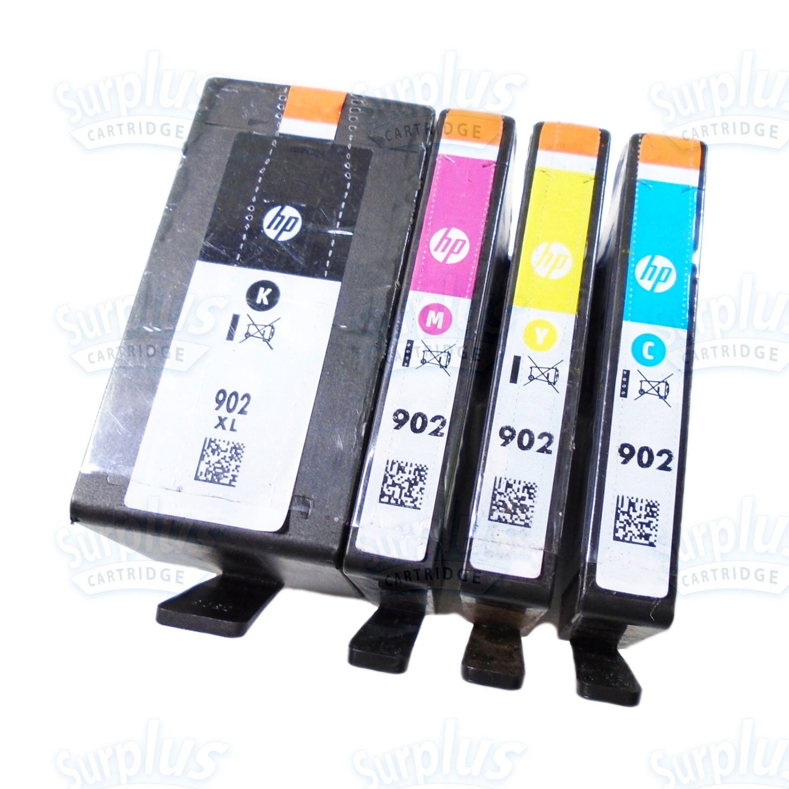 4pk Genuine HP 902XL Black & 902 Color OfficeJet 6960 6965 6968 6978 6970 4pk Genuine HP 902XL Black & 902 Color OfficeJet 6960 6965 6968 6978 6970