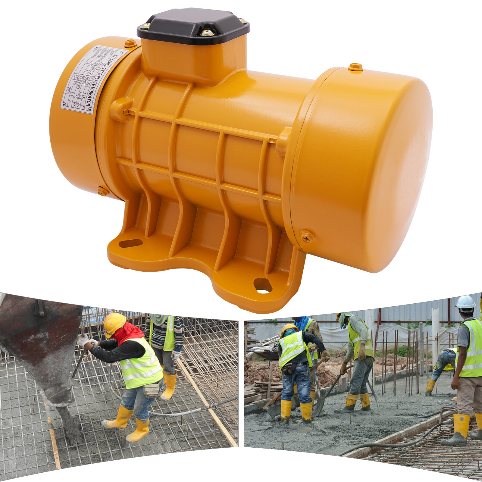 110V 550W Vibration Motor Concrete Cement Intensive Vibrator Motor US Standard