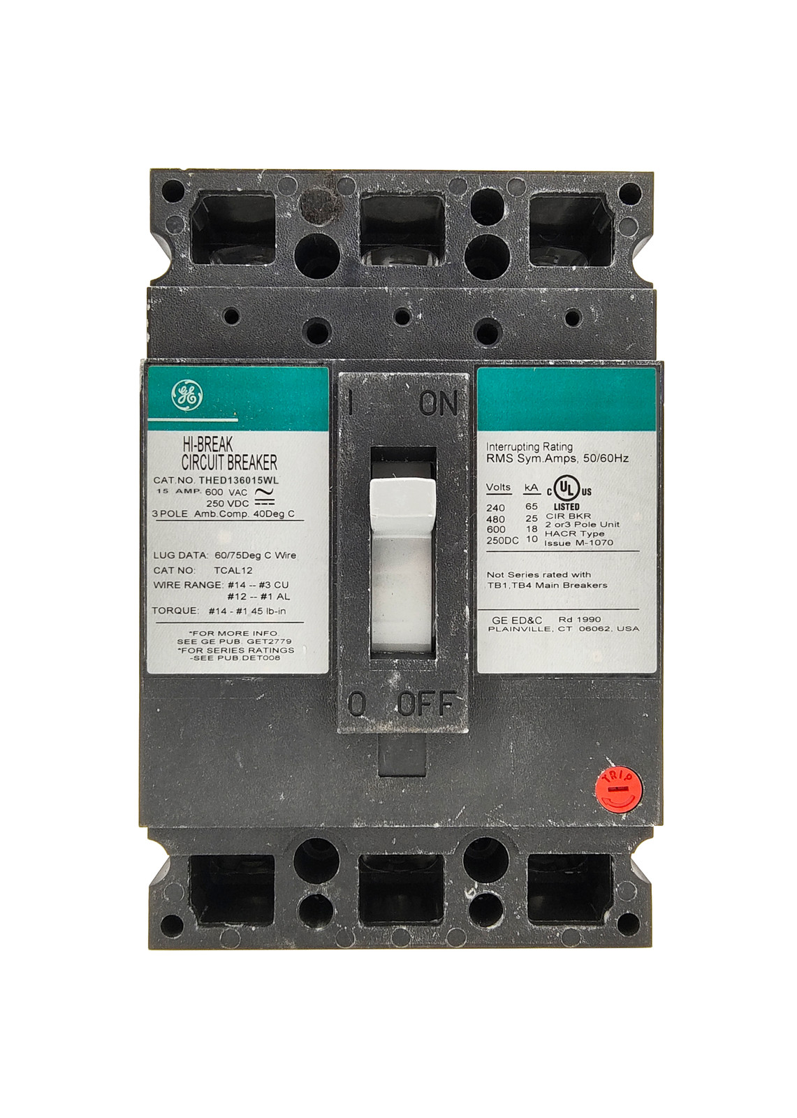 THED136015WL - General Electric GE - Seller Reconditioned