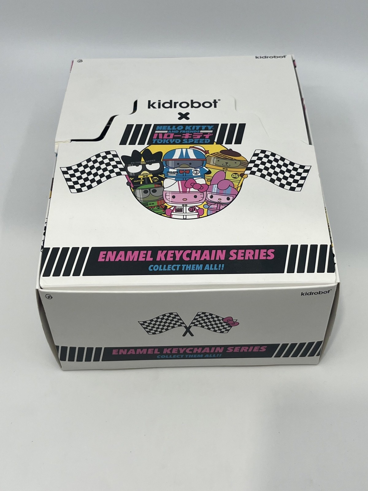 KidRobot Hello Kitty Tokyo Speed Blind Box Enamel Keychains Case Unsealed
