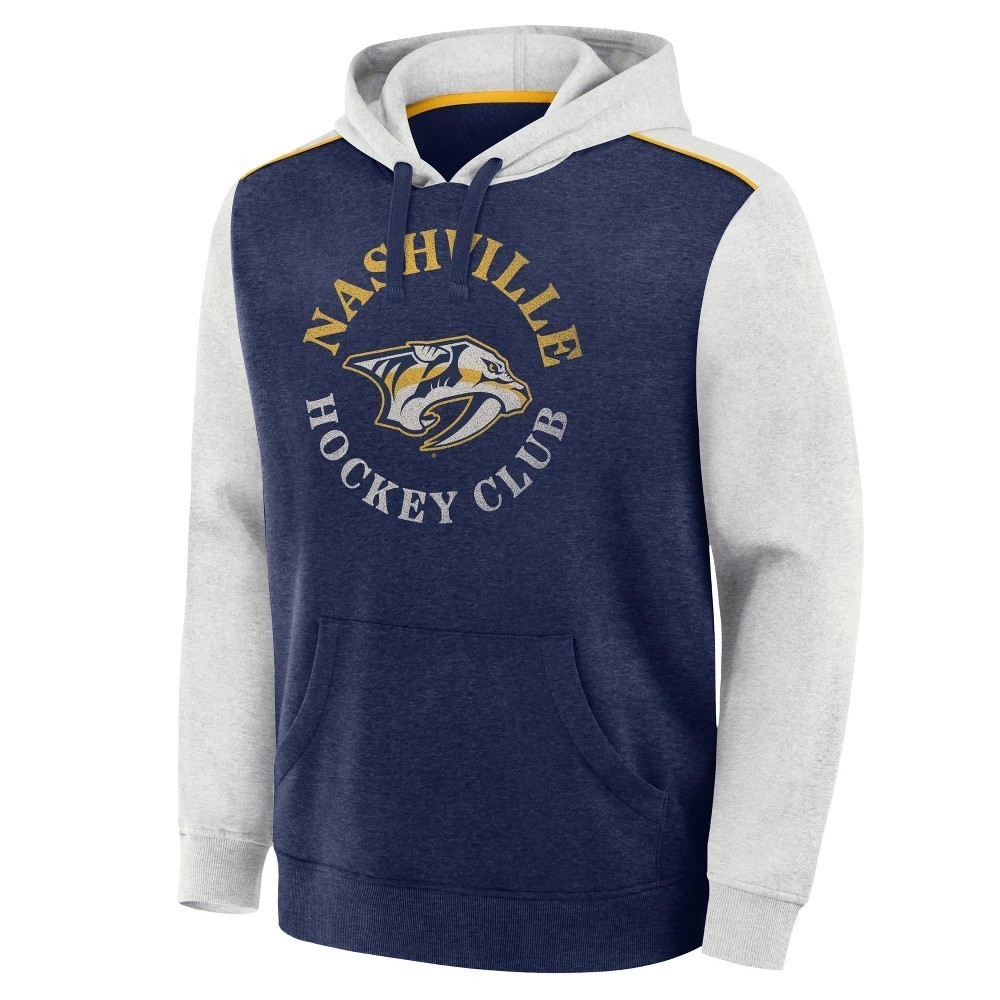 NHL Nashville Predators Men\'s Oatmeal Hooded Sweatshirt - Large NWT NHL Nashville Predators Men\'s Oatmeal Hooded Sweatshirt - Large NWT