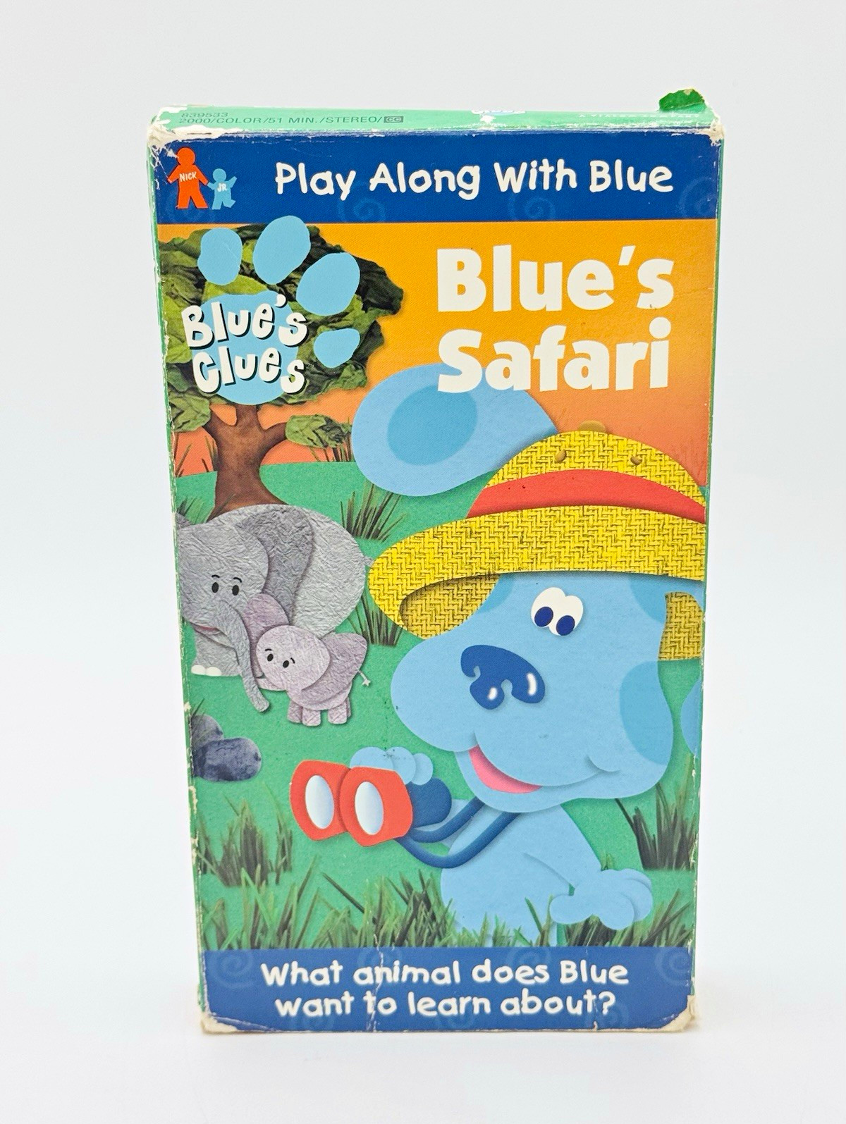 Nick Jr. Blue\'s Clues: Blue\'s Safari for (VHS, 2000)