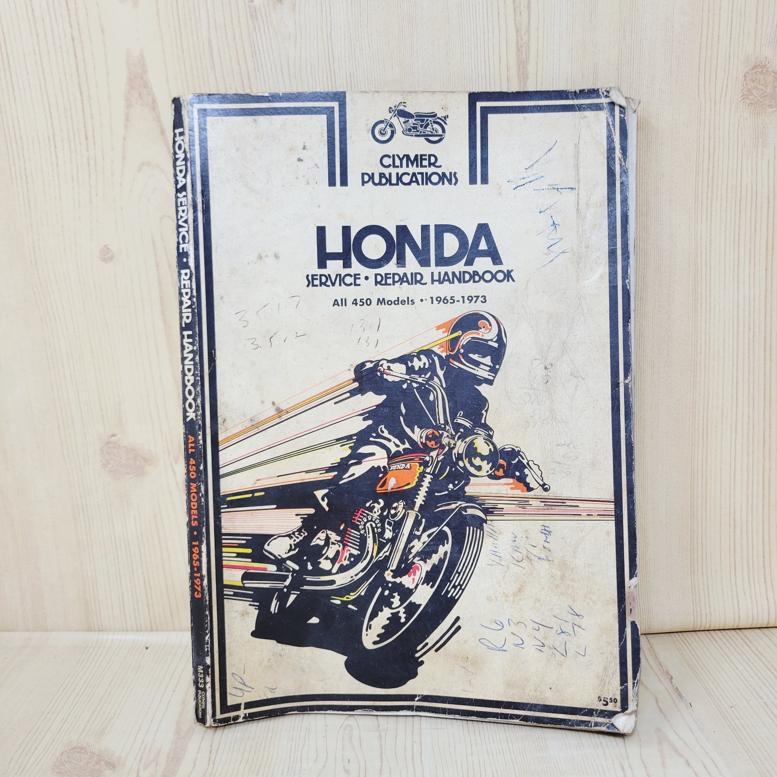 Clymer 1965-1973 Honda 450 Motorcycle Service Repair Handbook Manual