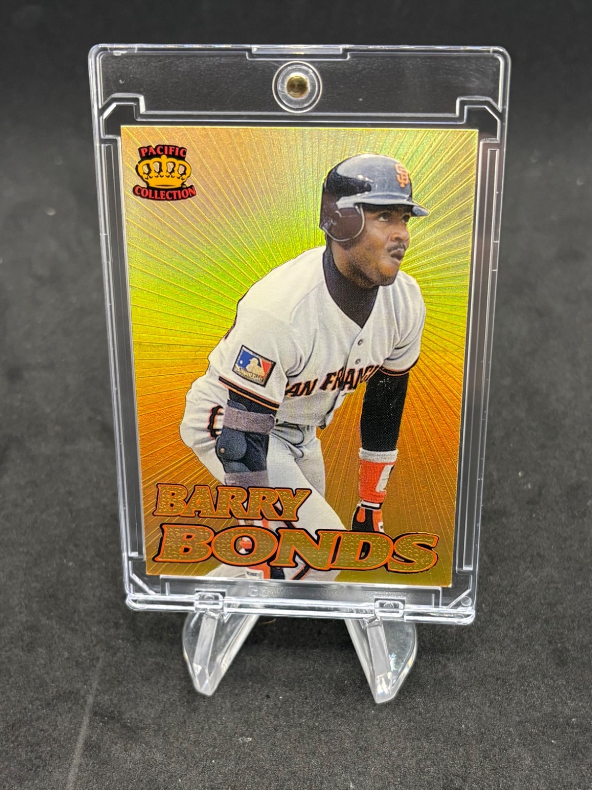 1995 Pacific Crown Collection - Gold Prisms Barry Bonds #13 (P2)