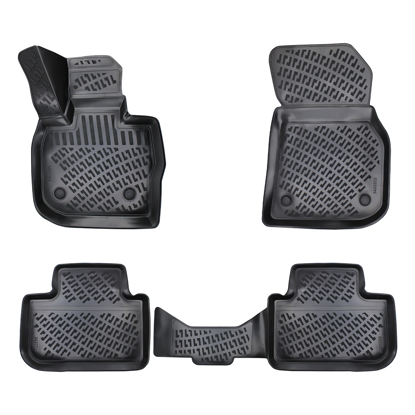 BMW X3 G01 2017-2024 Floor Mats 3D All Weather Custom Fit Liners