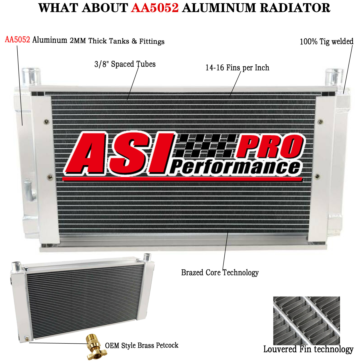 ASI 4 ROWS Aluminum Radiator For Bobcat S300 T320 S250 S220 T300 A300 S330 T250