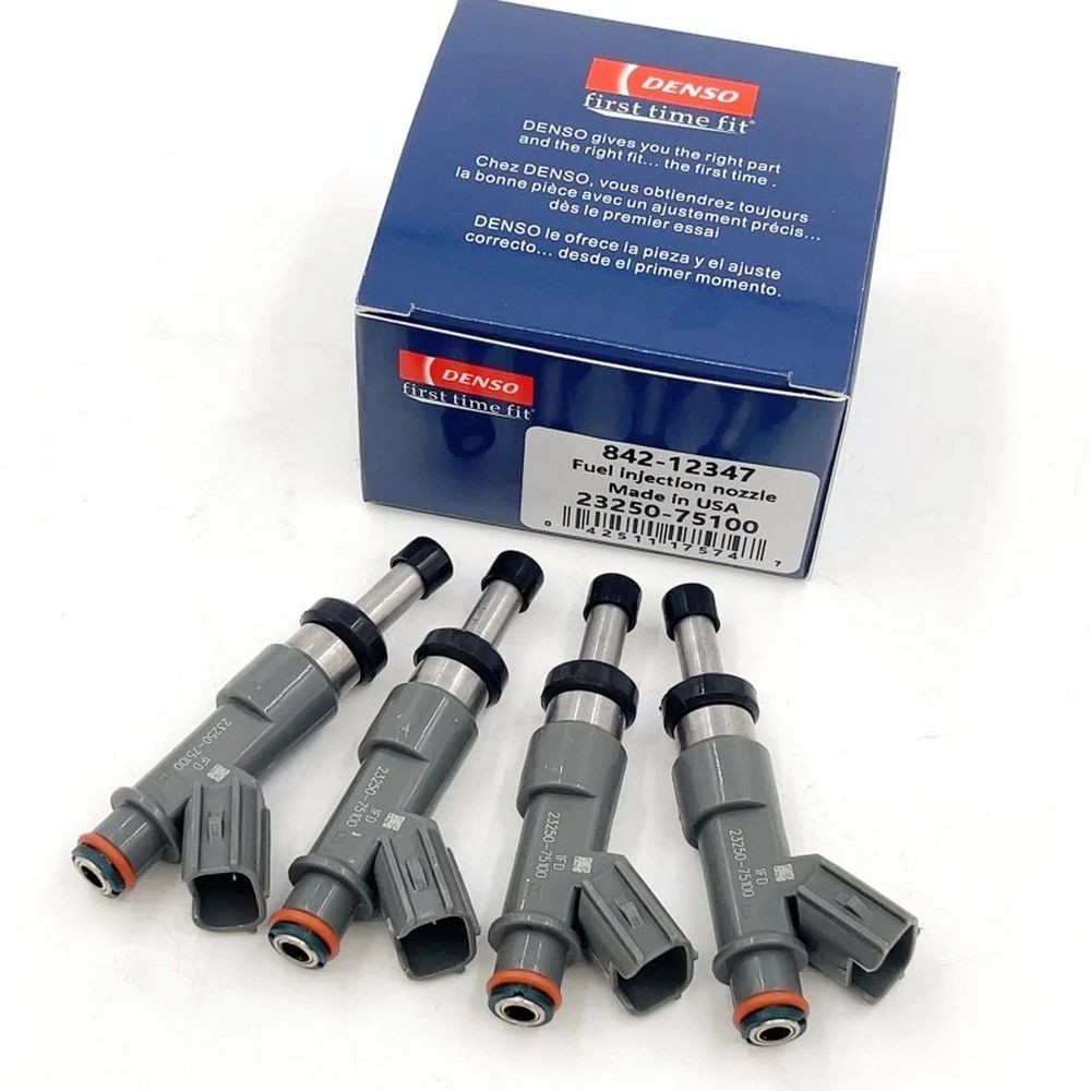4pcs New Denso Fuel Injectors 23250-75100 for Tacoma 4Runner 2.7L