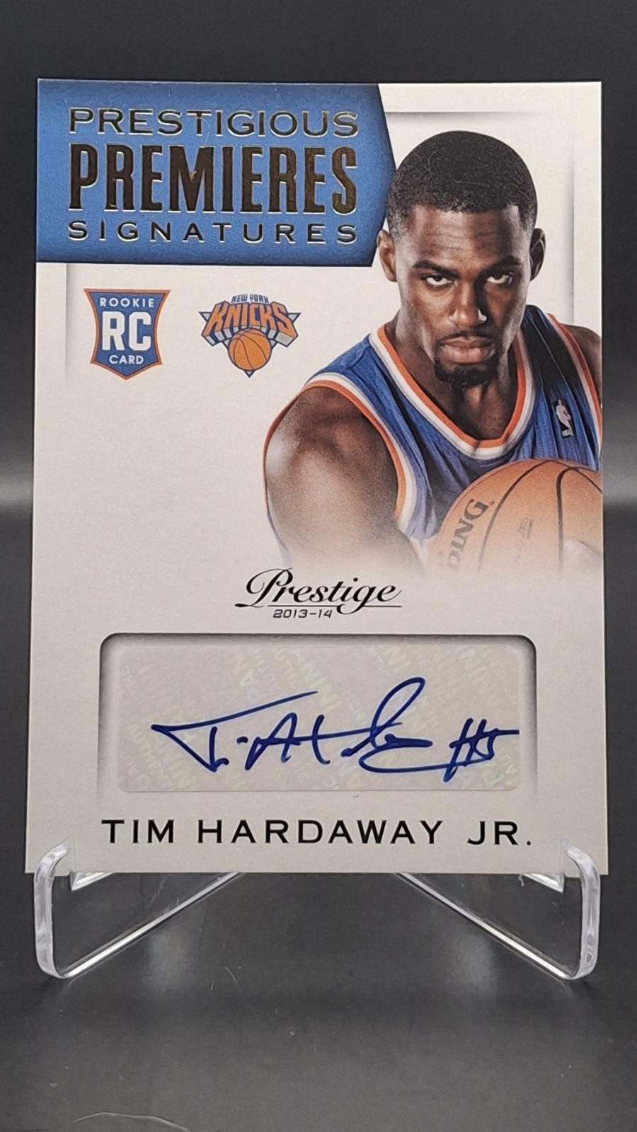 2013-14 Panini Prestige Tim Hardaway Jr. Prestigious Premiere Signatures Auto RC