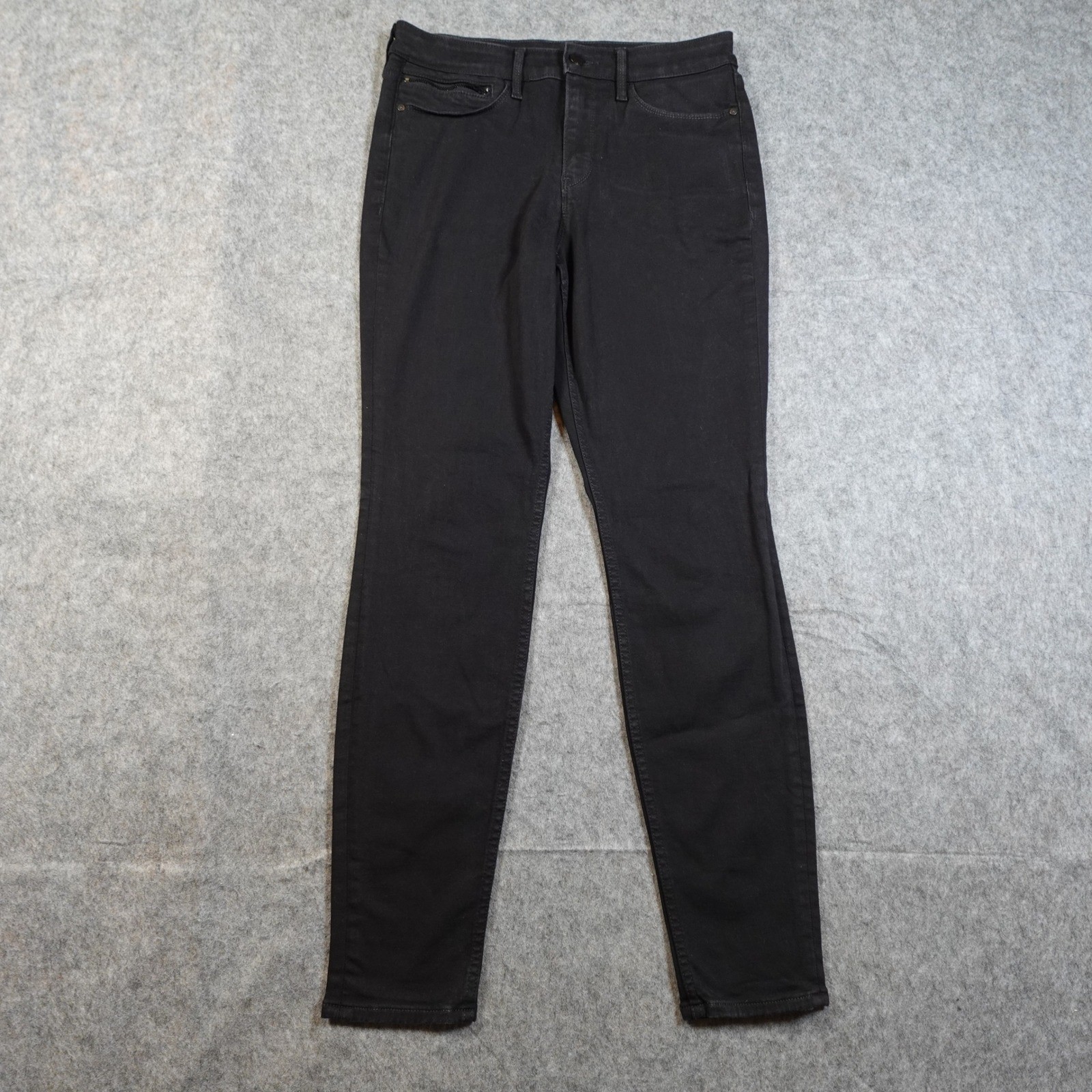 Athleta Jeans Womens 8 Flex Ultra Skinny Black Denim Athleta Jeans Womens 8 Flex Ultra Skinny Black Denim