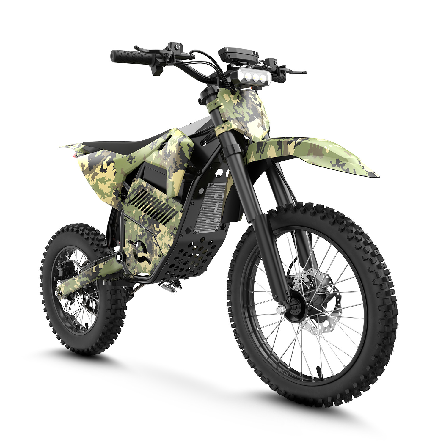 Electric Dirt Bike 7000W Peak Electric Motorcycle 60V 30AH E-MoutainBike 50MPH