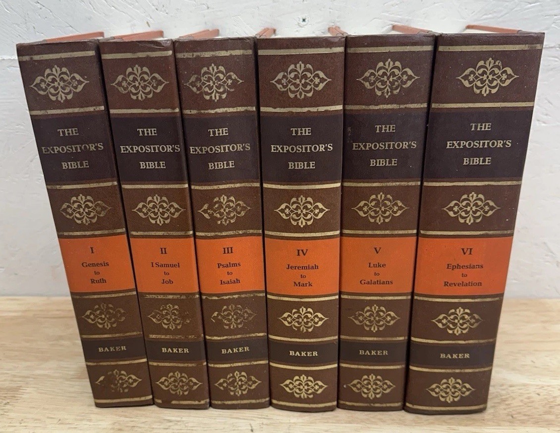 The Expositor\'s Bible-6 Volume Set - W. Robertson Nicoll 1982 Set