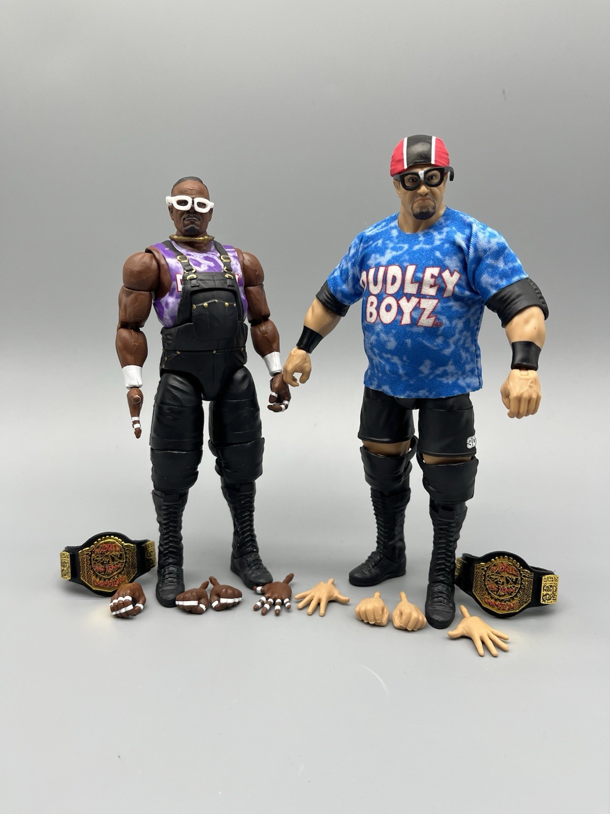 WWE Elite Dudley Boyz Bubba Ray & D-Von Dudley Action Figure Ringside