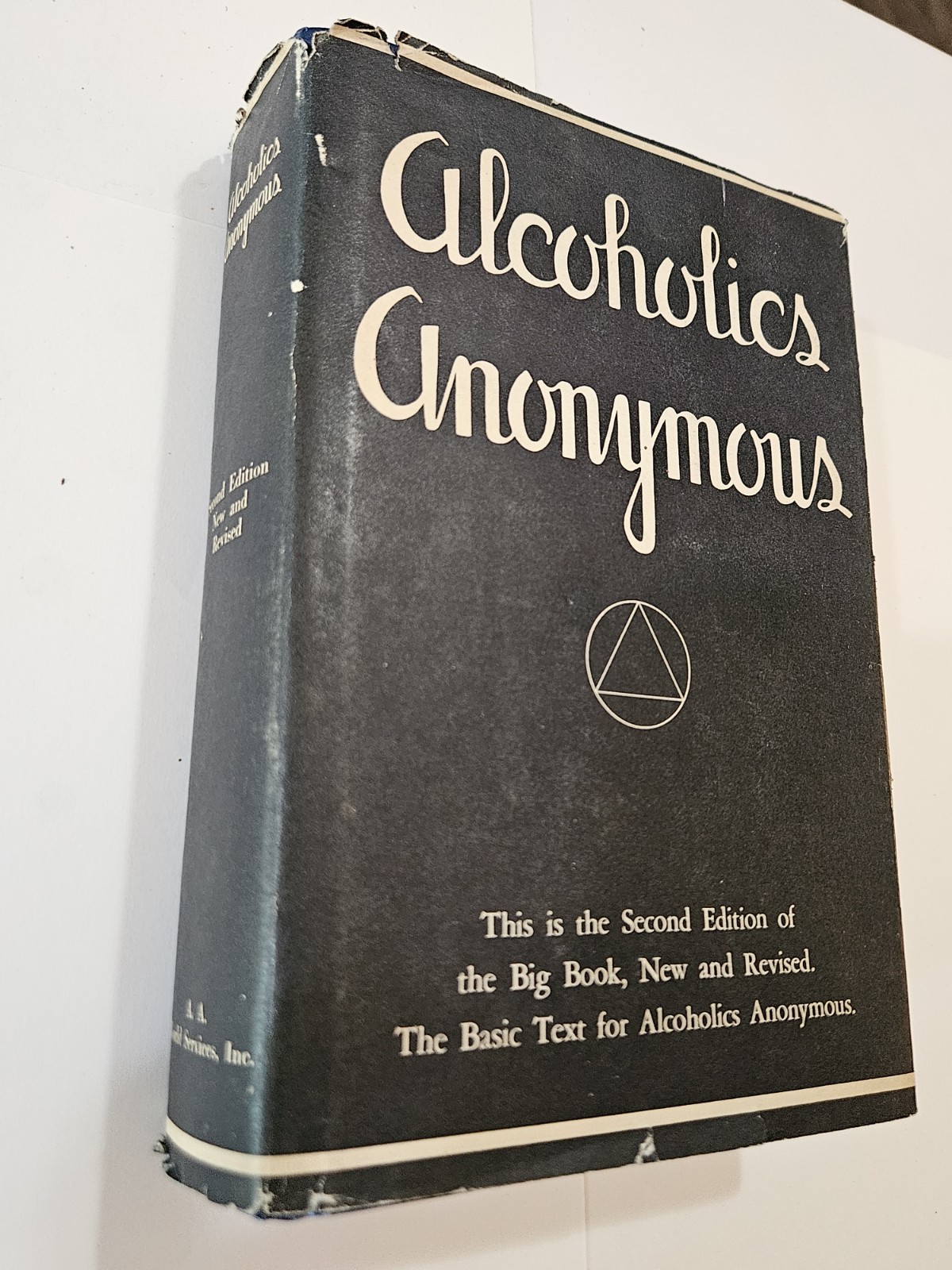 Alcoholics Anonymous Big Book 2nd Edition 16th Printing 1974 Dust Jacket