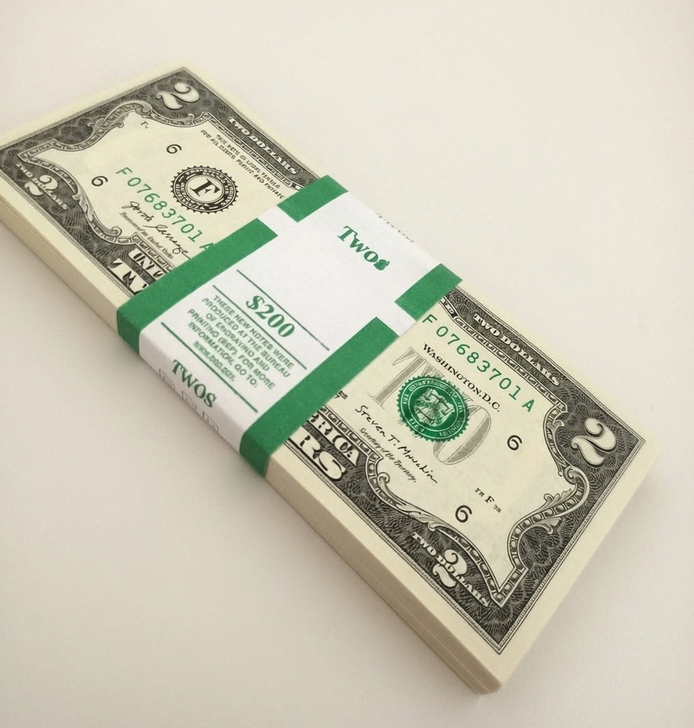 $2 TWO DOLLAR BILLS GET  ▶ 5 BILLS  ▶ UNCIRCULATED  2017   ✅ NEW and Sequential