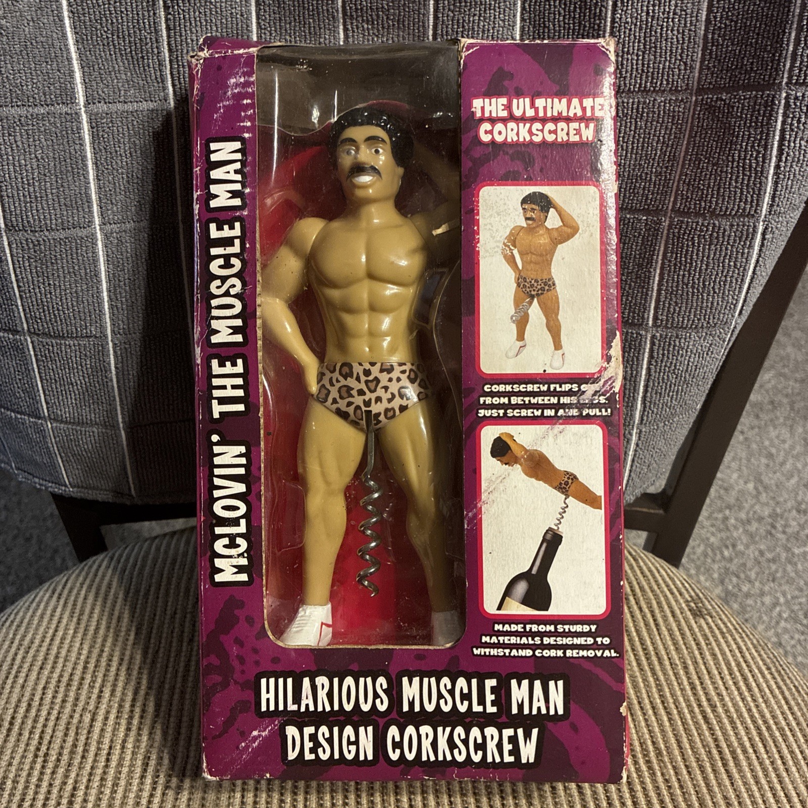 Adult Art Novelty McLovin The Muscle Man Corkscrew - Wine Lover Gag Gift Gigolo Adult Art Novelty McLovin The Muscle Man Corkscrew - Wine Lover Gag Gift Gigolo