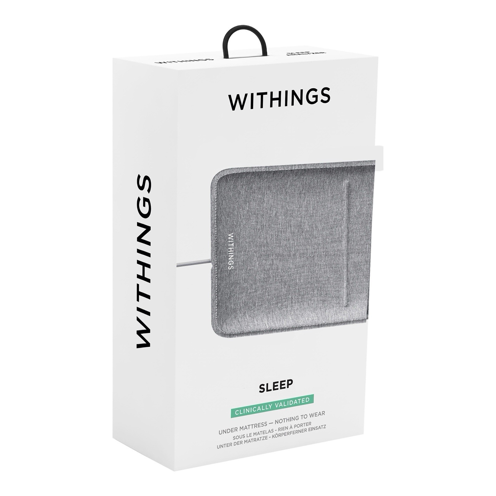 Withings Sleep Under-Mattress Sleep Tracker Mat Gray iOS/Android Accelerometer