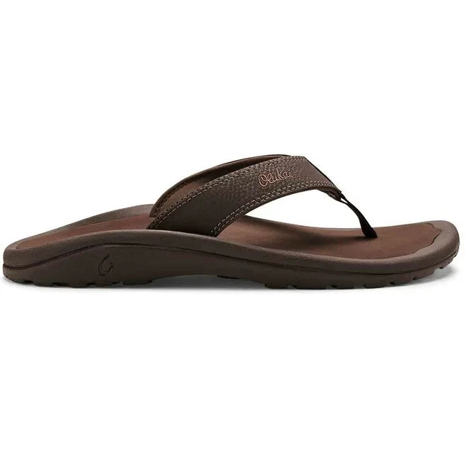 OluKai Men\'s Ohana Sandals - DARK JAVA/RAY