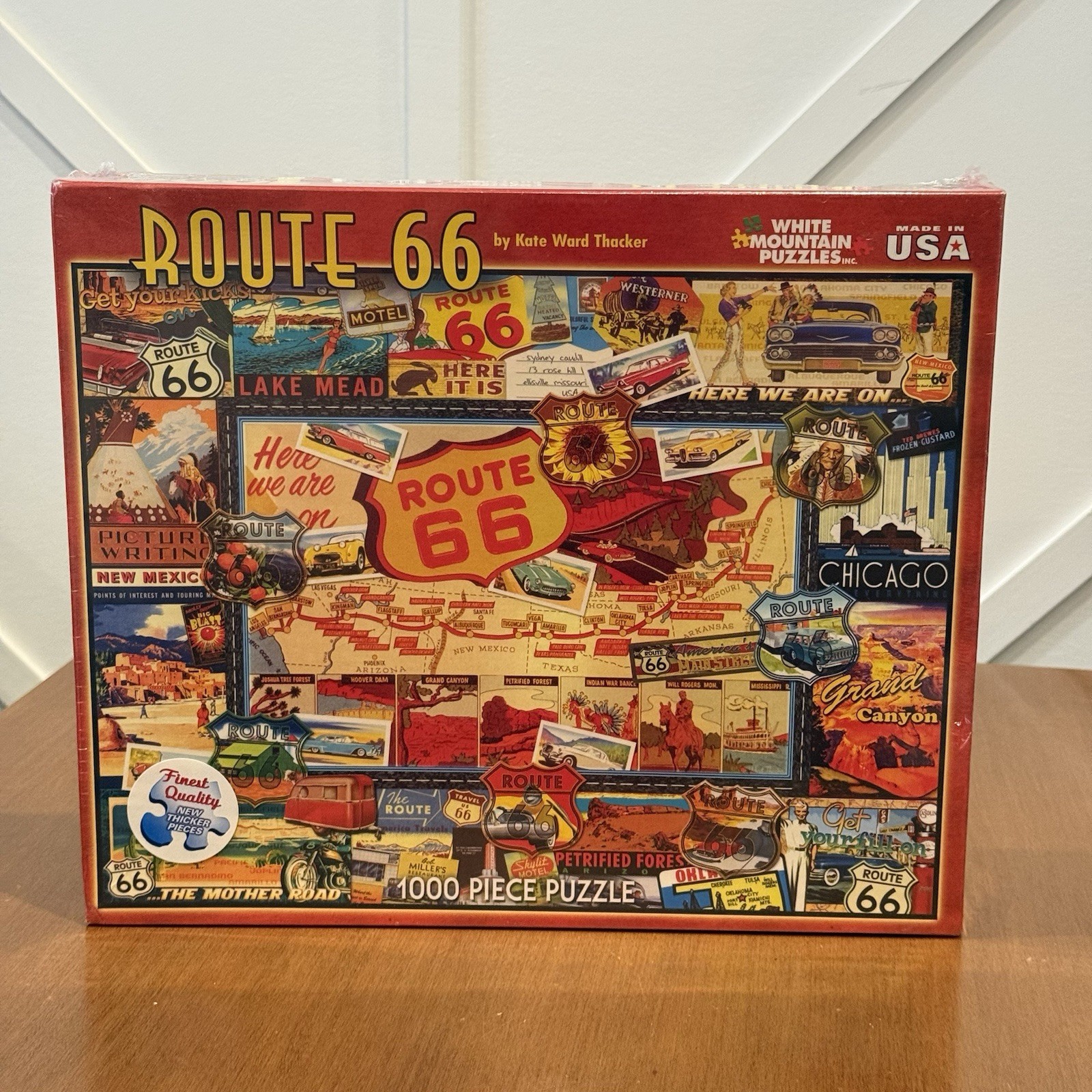 White Mountain Route 66 1000 Piece Jigsaw Puzzle Americana Road Trip New White Mountain Route 66 1000 Piece Jigsaw Puzzle Americana Road Trip New