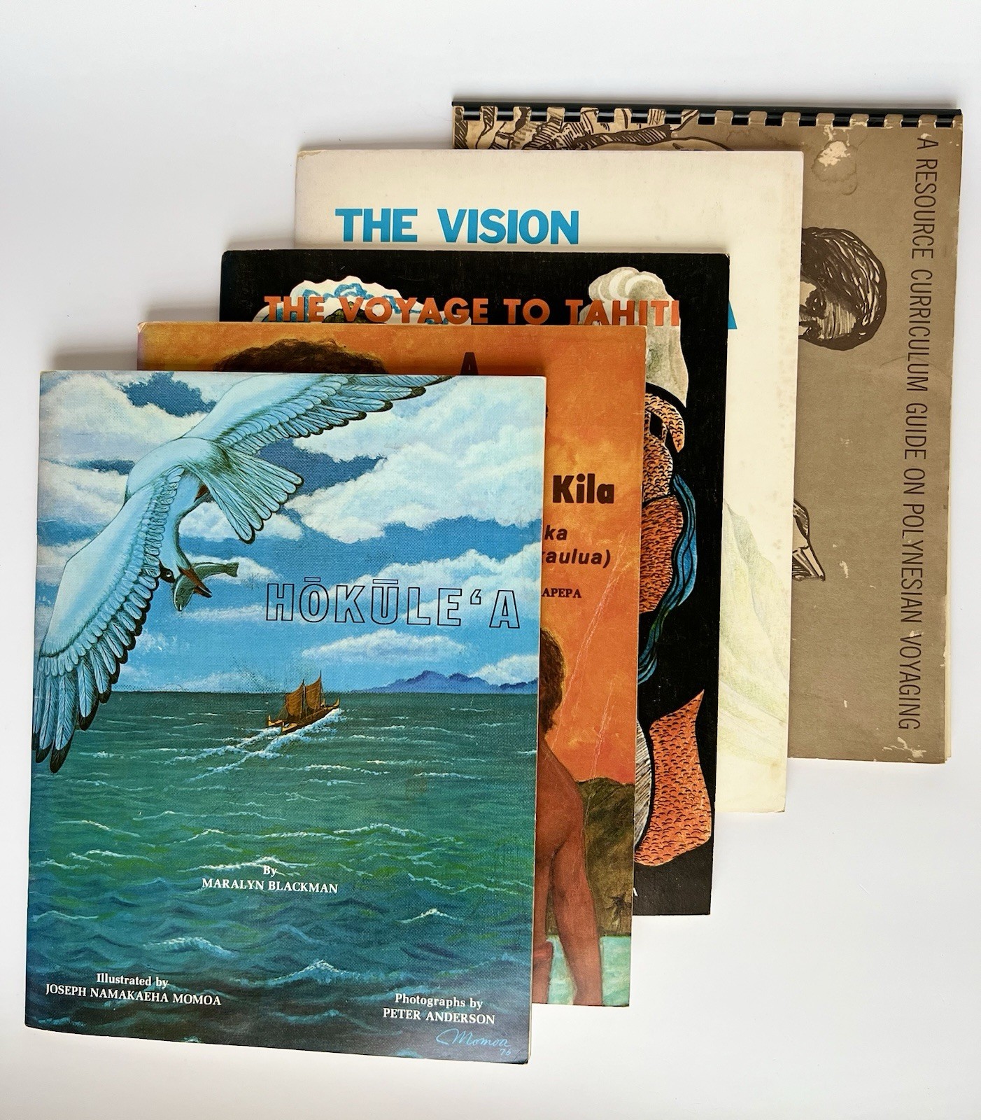 RARE 1976 Polynesian Voyaging Society Complete 5pc Set Hokulea Children\'s Books