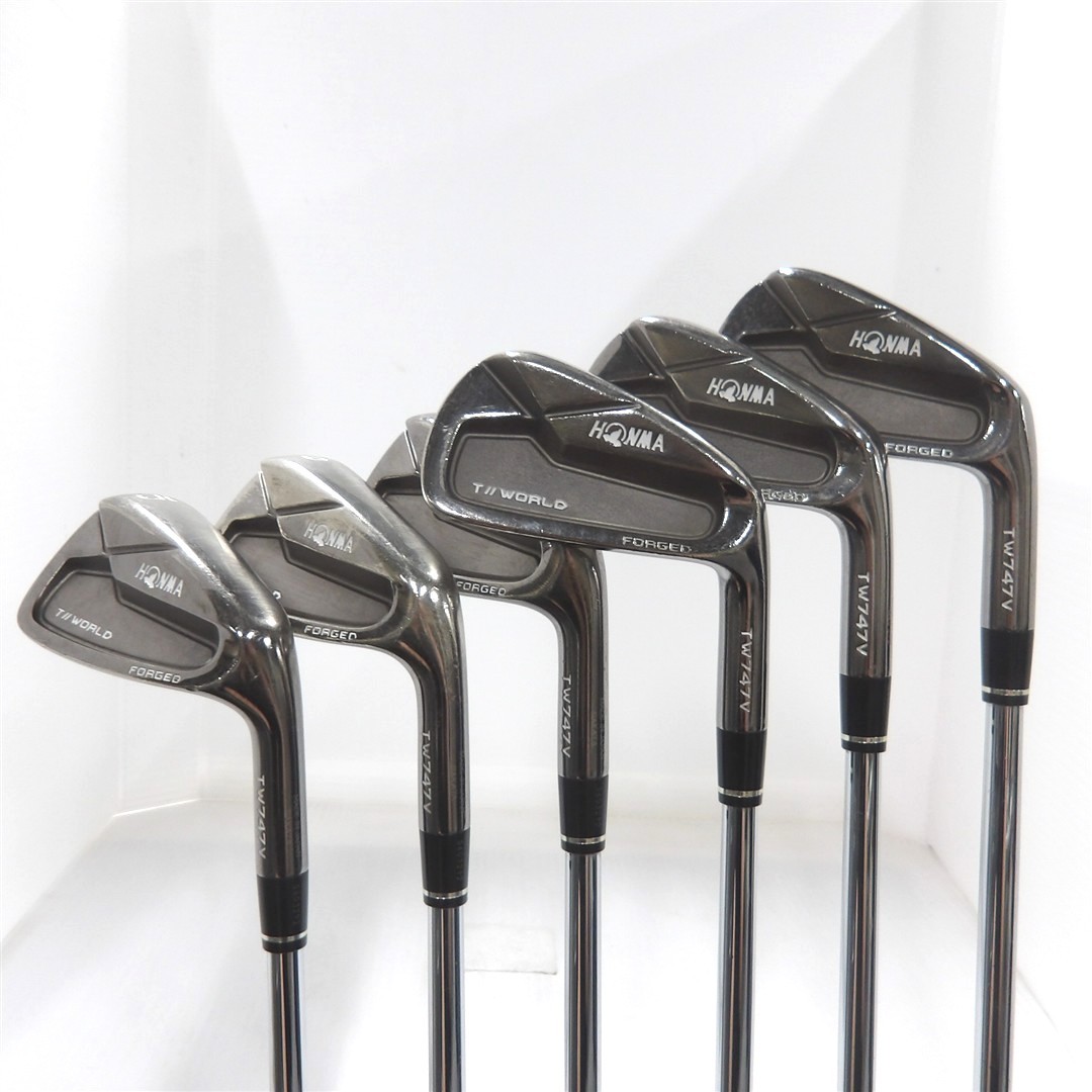 HONMA Iron Set TOUR WORLD TW747V Stiff AMT TOUR WHITE S200 6 pieces