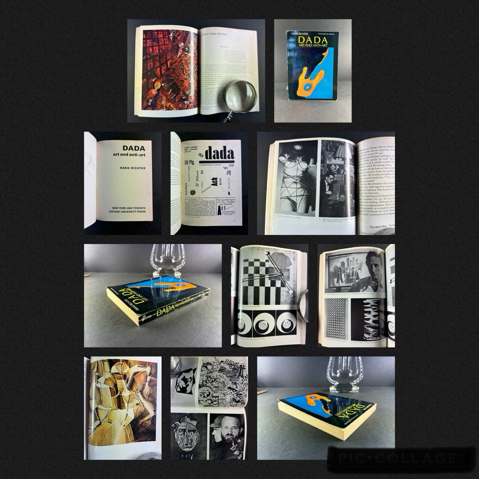 Dada: Art and Anti-Art by Hans Richter 1978, 179 Plates Vintage PB Prof\'s Copy