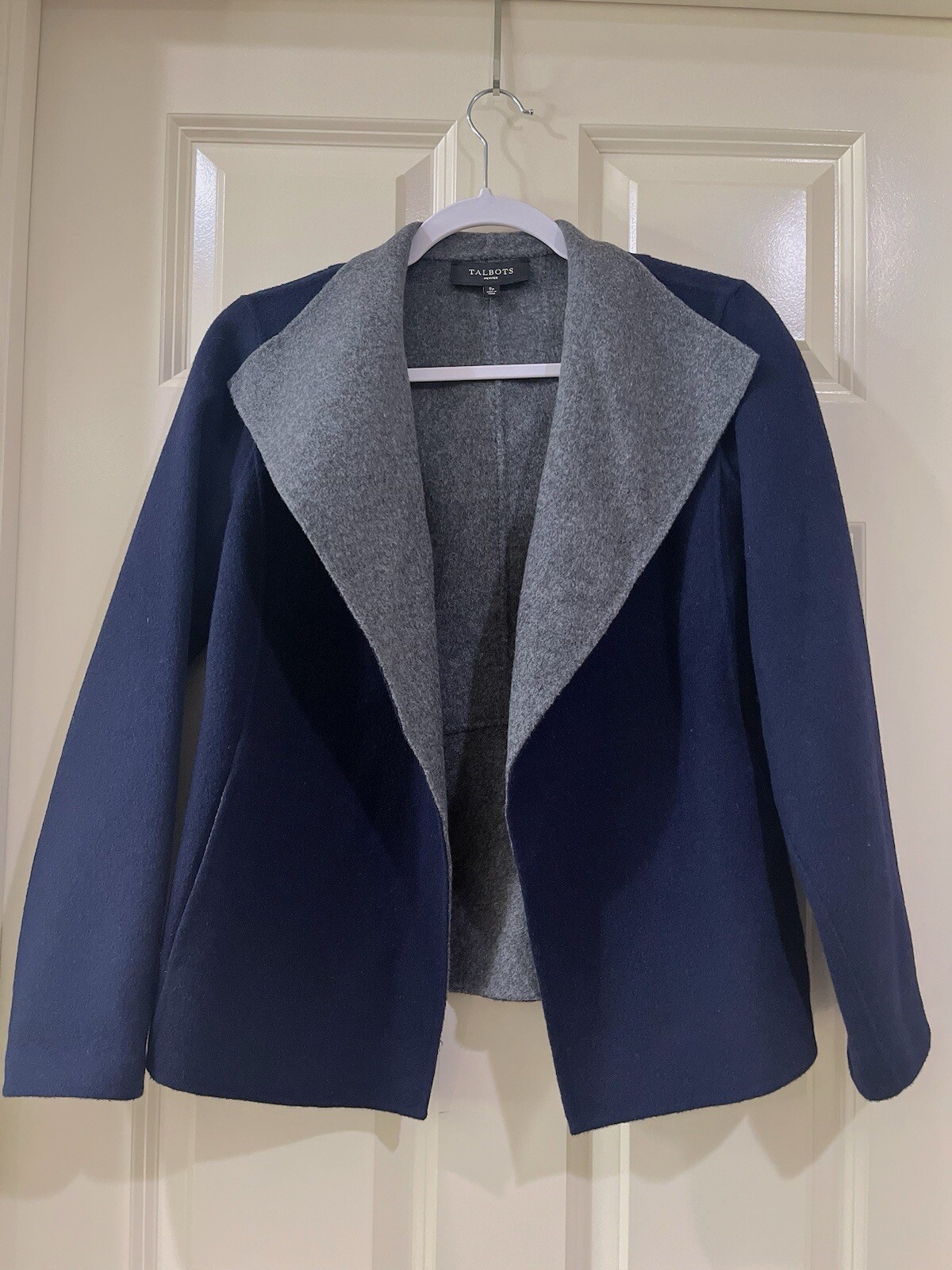 talbots women wool blazer size SP