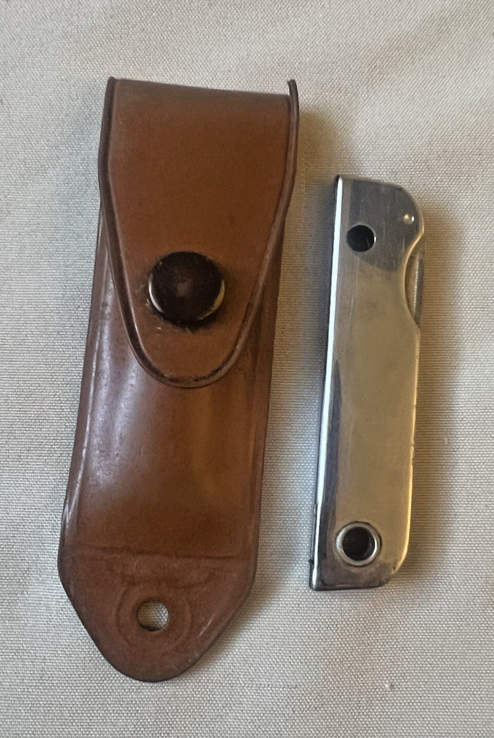 Vintage Made in USA Folding Pocket Knife Tool in Case Z Vintage Made in USA Folding Pocket Knife Tool in Case Z