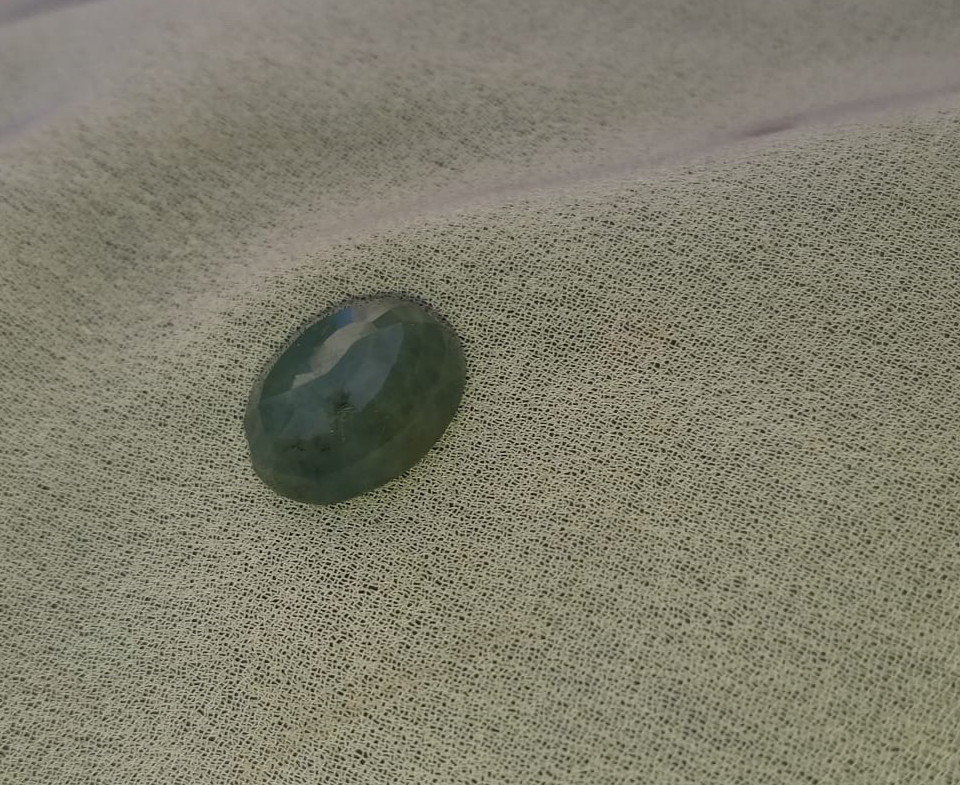 Natural Emerald Gemstone 6.80 ct 13.50x11 mm Oval Cut Loose Green Stone