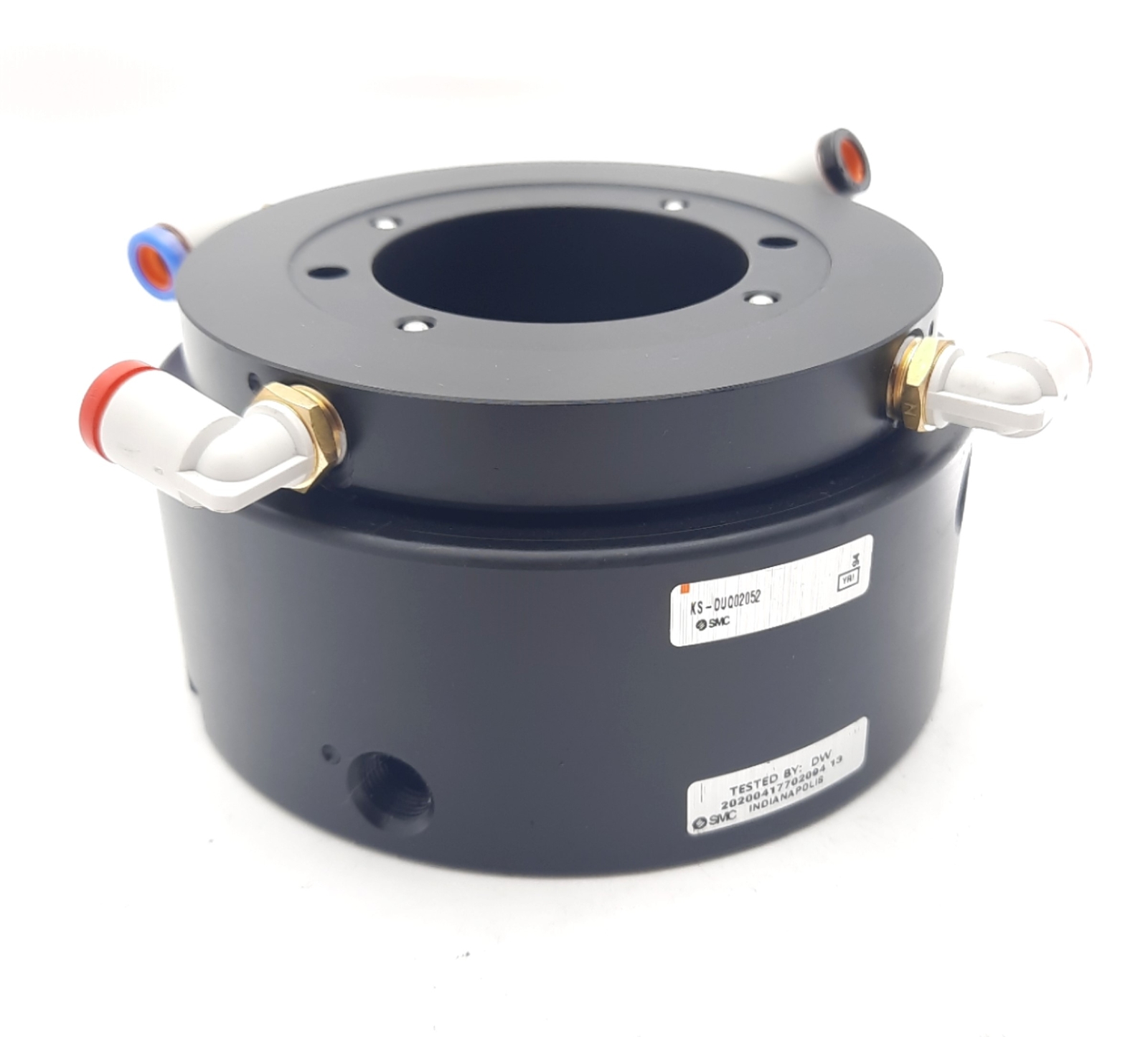 SMC KS-DUQ02052 Pneumatic Rotary Union, 4-Passage, Ports: 1/8\