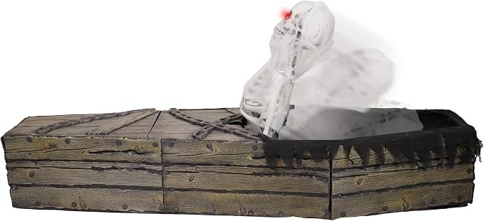 5.2-FT LIFE SIZE ANIMATED REAPER IN COFFIN ANIMATRONIC HALLOWEEN PROP 2026