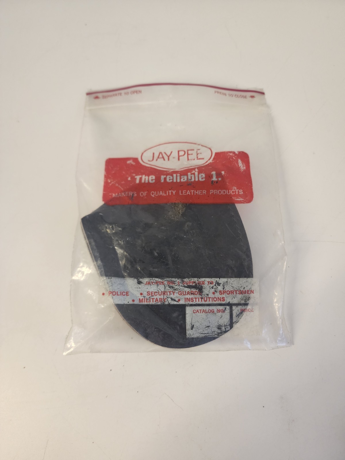 Vintage Jay Pee Open Leather Cuff Case NOS Vintage Jay Pee Open Leather Cuff Case NOS