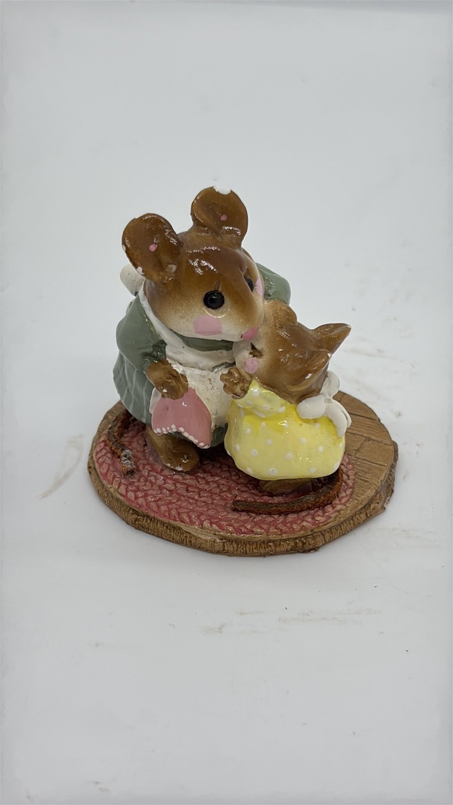 Vintage 1987 Annette Petersen Wee Forest Folk Miniature Mouse Figurine Vintage 1987 Annette Petersen Wee Forest Folk Miniature Mouse Figurine