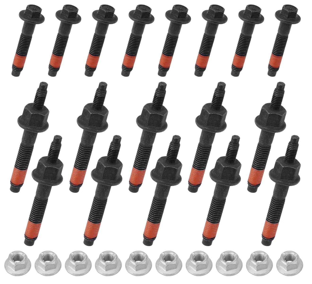 Kingman Speed® (09+) Mopar 5.7L 345cu VVT/MDS Exhaust Manifold Bolt Set