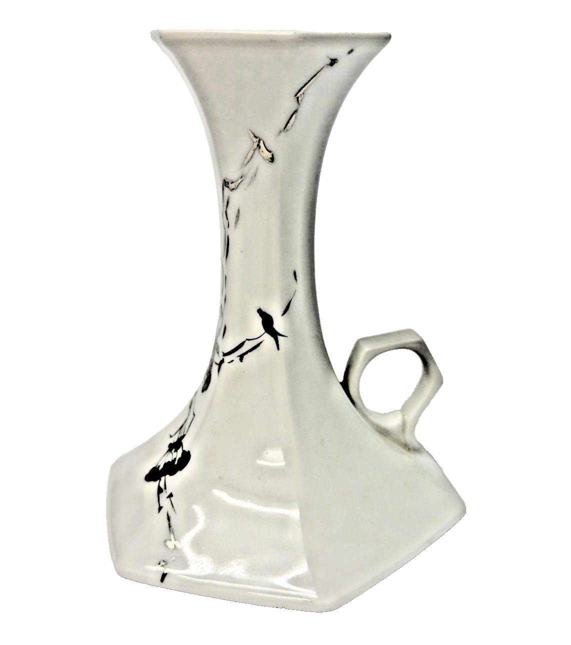 RARE Antique 1892-1907 T&V Limoges HandPainted  Chamberstick Candle Holder 5.25\